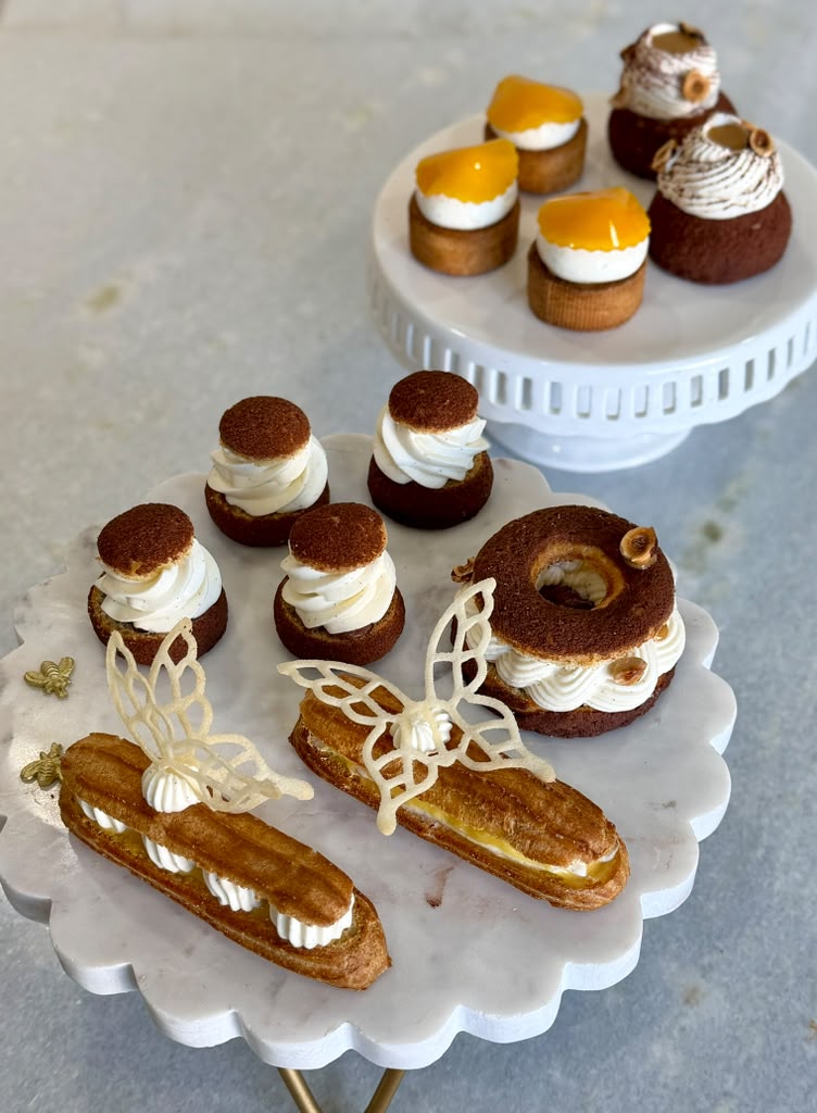 Butterfly Lemon Eclair