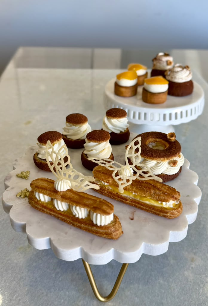 Butterfly Lemon Eclair
