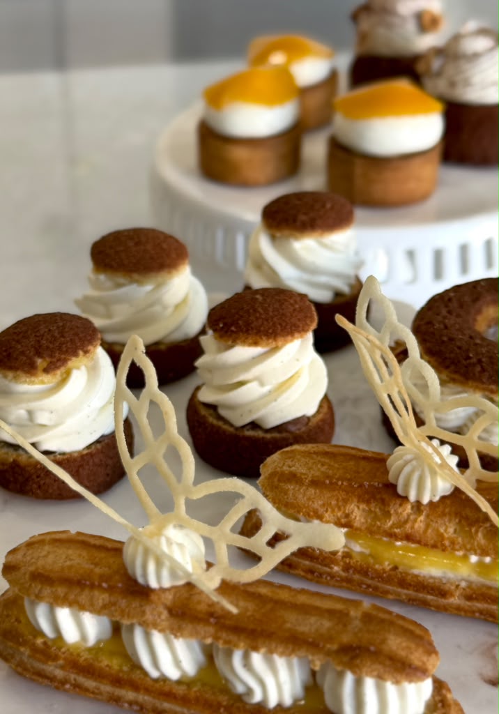 Butterfly Lemon Eclair