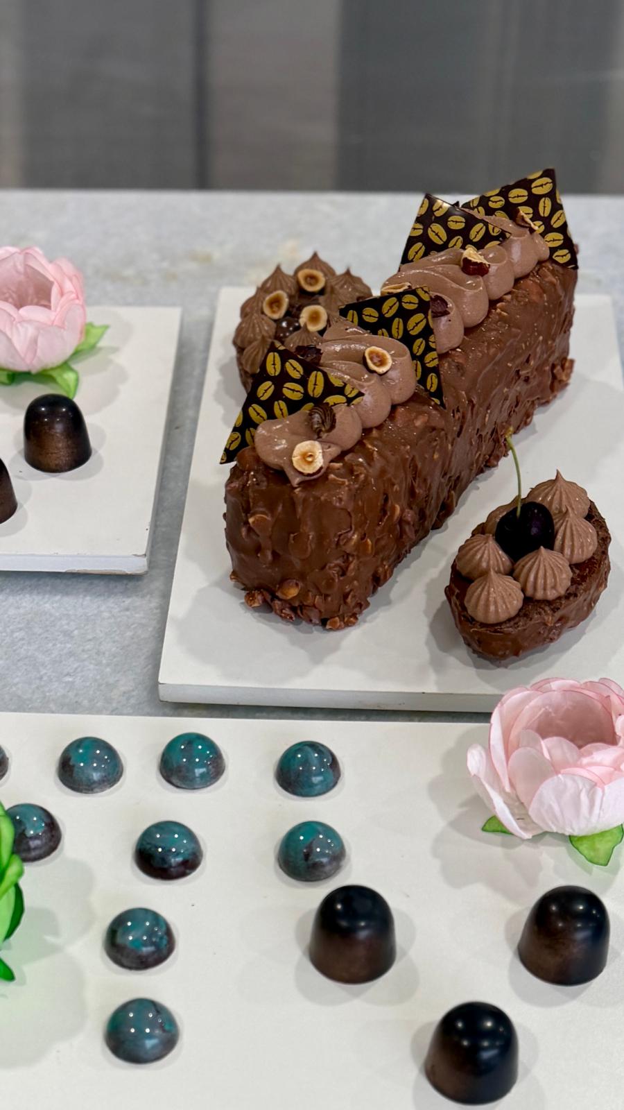 Chocolate Hazelnut Yule Log