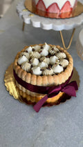 Chocolate Pearl Charlotte Cake