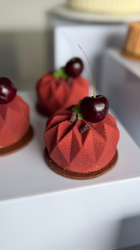 Ruby Cherry Mini Mousse Cake
