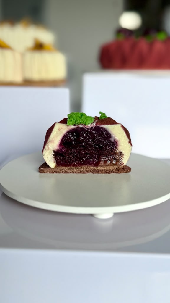 Wild Berry Chocolate Mousse Cake